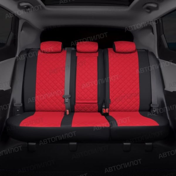 Чехлы Автопилот Экокожа Ромб на Citroen Jumper 3-х местный Чехлы Автопилот Экокожа Ромб на Citroen Jumper 3-х местный