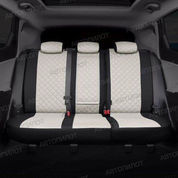 Чехлы Автопилот Экокожа Ромб на Citroen Jumper 3-х местный Чехлы Автопилот Экокожа Ромб на Citroen Jumper 3-х местный