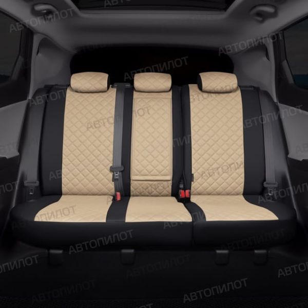 Чехлы Автопилот Экокожа Ромб на Citroen Jumper 3-х местный Чехлы Автопилот Экокожа Ромб на Citroen Jumper 3-х местный
