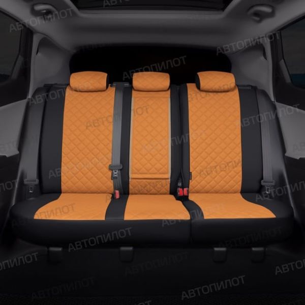Чехлы Автопилот Экокожа Ромб на Citroen Jumper 3-х местный Чехлы Автопилот Экокожа Ромб на Citroen Jumper 3-х местный