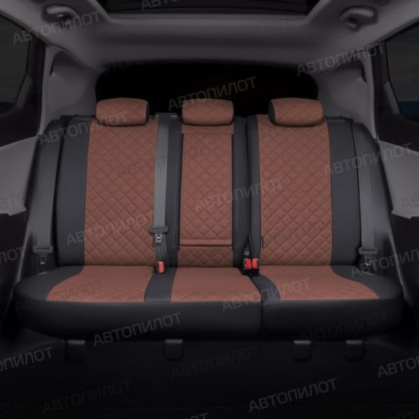 Чехлы Автопилот Экокожа Ромб на Citroen Jumper 3-х местный Чехлы Автопилот Экокожа Ромб на Citroen Jumper 3-х местный
