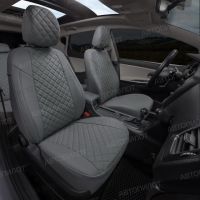 Чехлы Автопилот Экокожа Ромб на Citroen Jumper 3-х местный Чехлы Автопилот Экокожа Ромб на Citroen Jumper 3-х местный