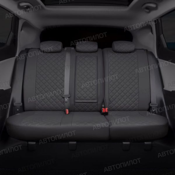 Чехлы Автопилот Экокожа Ромб на Citroen Jumper 3-х местный Чехлы Автопилот Экокожа Ромб на Citroen Jumper 3-х местный