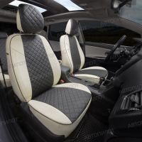 Чехлы Автопилот Экокожа Ромб на Citroen Jumper 3-х местный Чехлы Автопилот Экокожа Ромб на Citroen Jumper 3-х местный