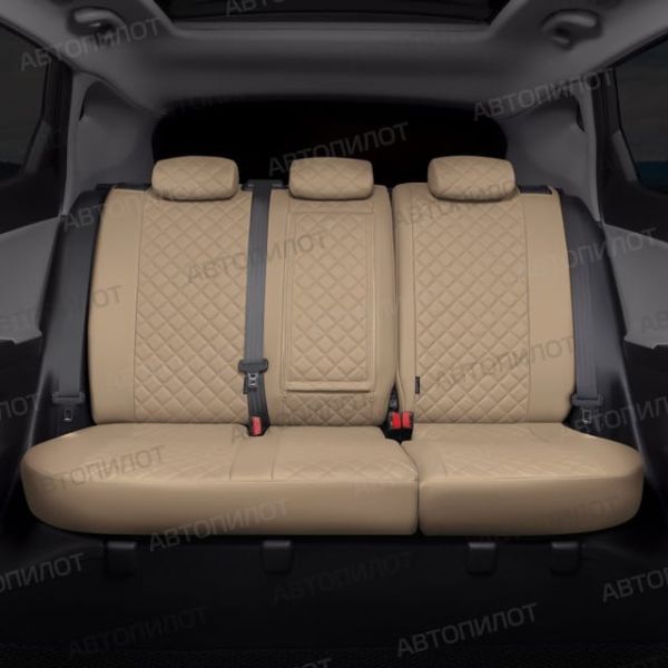 Чехлы Автопилот Экокожа Ромб на Citroen Jumper 3-х местный Чехлы Автопилот Экокожа Ромб на Citroen Jumper 3-х местный