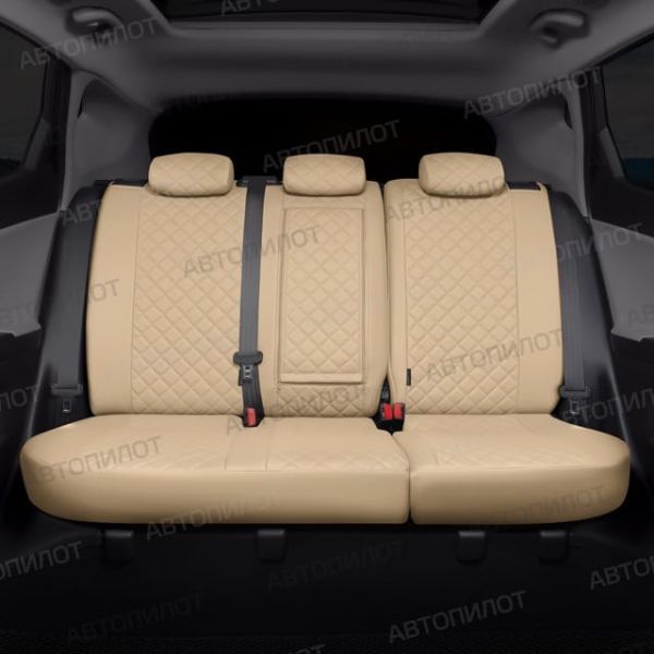 Чехлы Автопилот Экокожа Ромб на Citroen Jumper 3-х местный Чехлы Автопилот Экокожа Ромб на Citroen Jumper 3-х местный