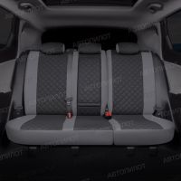 Чехлы Автопилот Экокожа Ромб на Citroen Jumper 3-х местный Чехлы Автопилот Экокожа Ромб на Citroen Jumper 3-х местный