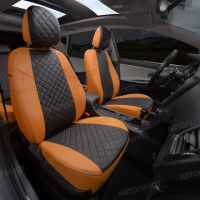Чехлы Автопилот Экокожа Ромб на Citroen Jumper 3-х местный Чехлы Автопилот Экокожа Ромб на Citroen Jumper 3-х местный
