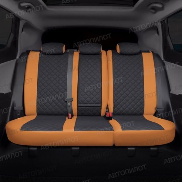 Чехлы Автопилот Экокожа Ромб на Citroen Jumper 3-х местный Чехлы Автопилот Экокожа Ромб на Citroen Jumper 3-х местный