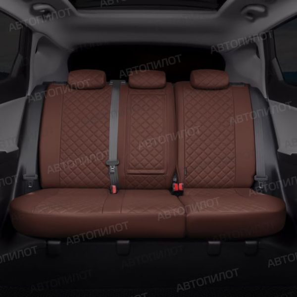 Чехлы Автопилот Экокожа Ромб на Citroen Jumper 3-х местный Чехлы Автопилот Экокожа Ромб на Citroen Jumper 3-х местный