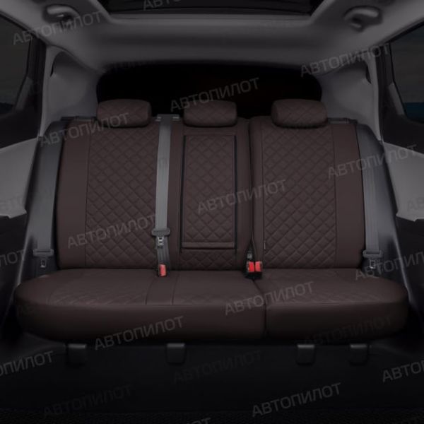 Чехлы Автопилот Экокожа Ромб на Citroen Jumper 3-х местный Чехлы Автопилот Экокожа Ромб на Citroen Jumper 3-х местный