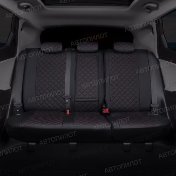 Чехлы Автопилот Экокожа Ромб на Citroen Jumper 3-х местный Чехлы Автопилот Экокожа Ромб на Citroen Jumper 3-х местный