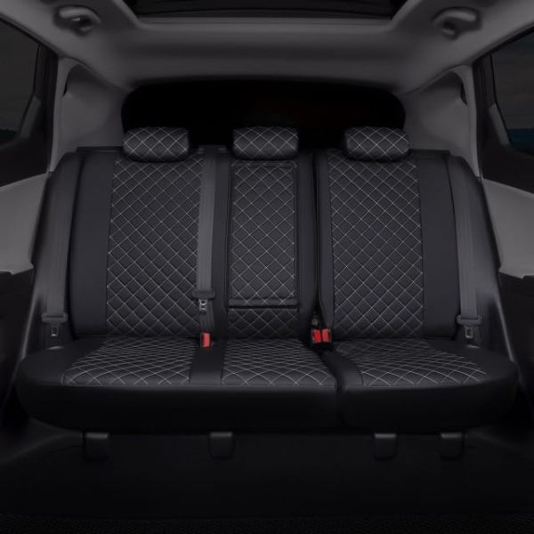 Чехлы Автопилот Экокожа Ромб на Citroen Jumper 3-х местный Чехлы Автопилот Экокожа Ромб на Citroen Jumper 3-х местный