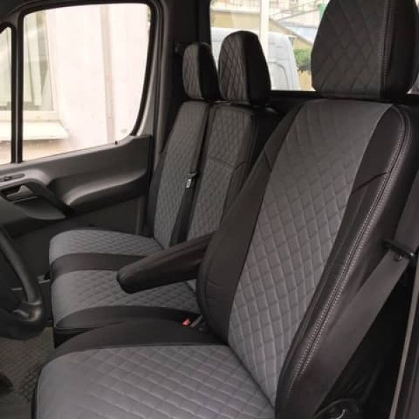 Чехлы Автопилот на Mercedes-Benz Sprinter (3 места) 2006-2018 г.в. Чехлы Автопилот на Mercedes-Benz Sprinter (3 места) 2006-2018 г.в.
