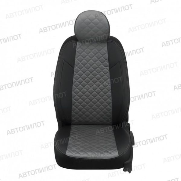 Чехлы Автопилот Алькантара Ромб на Mitsubishi ASX (2010+) Чехлы Автопилот Алькантара Ромб на Mitsubishi ASX (2010+)