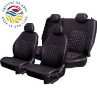 Чехлы Экокожа Турин Ромб на Hyundai i40 2012-2019 г.в. Чехлы Экокожа Турин Ромб на Hyundai i40 2012-2019 г.в.