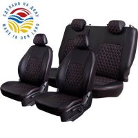 Чехлы Экокожа Турин Ромб на Hyundai i40 2012-2019 г.в. Чехлы Экокожа Турин Ромб на Hyundai i40 2012-2019 г.в.
